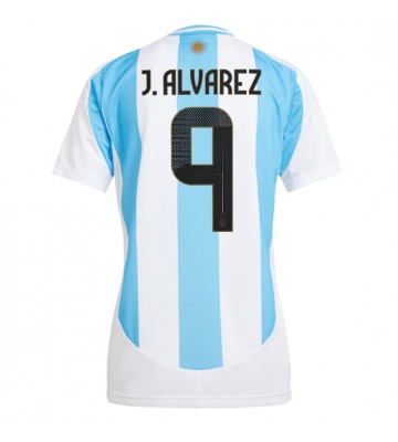 Argentina Julian Alvarez #9 Replika Hjemmebanetrøje Dame Copa America 2024 Kortærmet